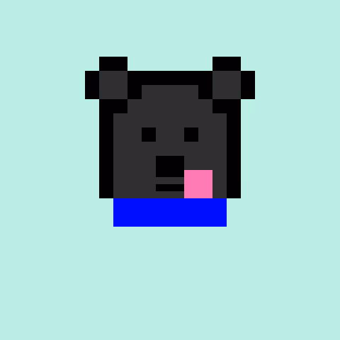 Pixel Bear #28354