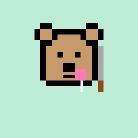 Pixel Bear #36057