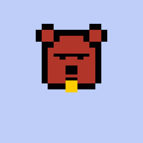 Pixel Bear #59059