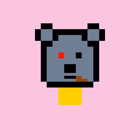 Pixel Bear #34306