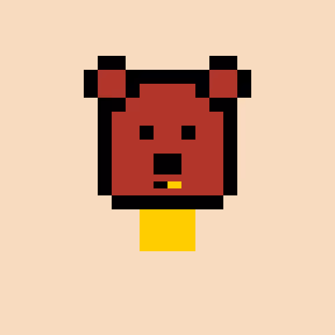 Pixel Bear #45665