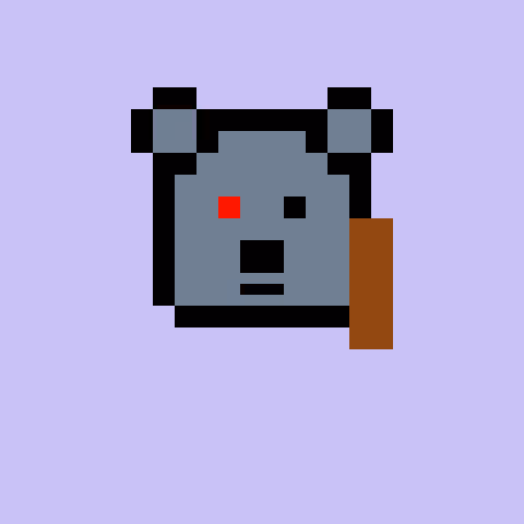 Pixel Bear #44244
