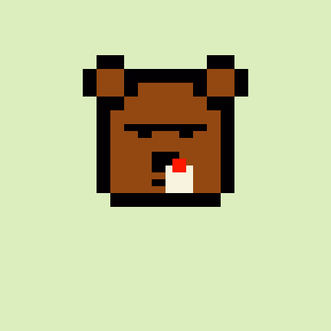 Pixel Bear #53394