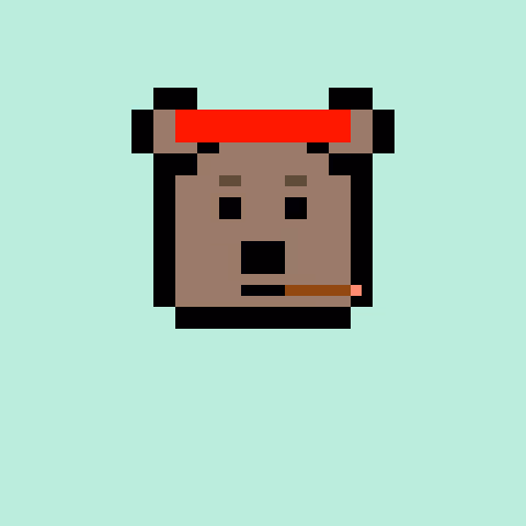 Pixel Bear #76780