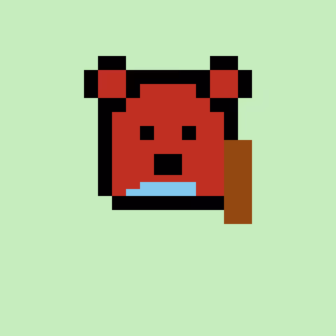 Pixel Bear #47520