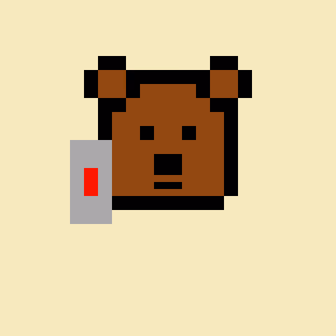 Pixel Bear #79215