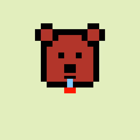 Pixel Bear #21076