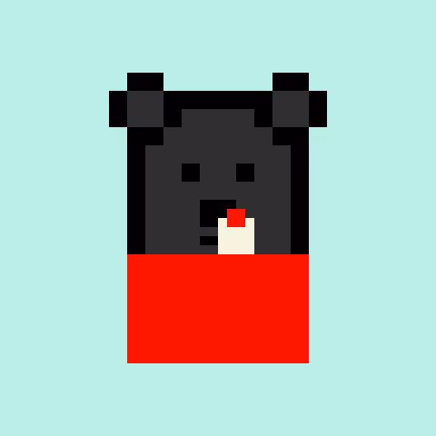 Pixel Bear #26581