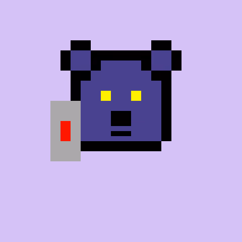 Pixel Bear #35663