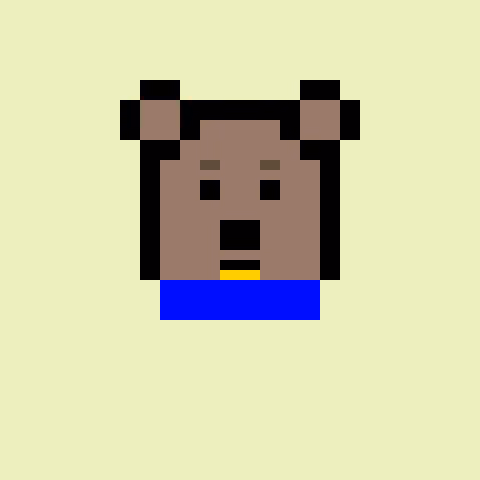 Pixel Bear #55822
