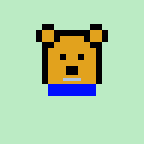 Pixel Bear #76679