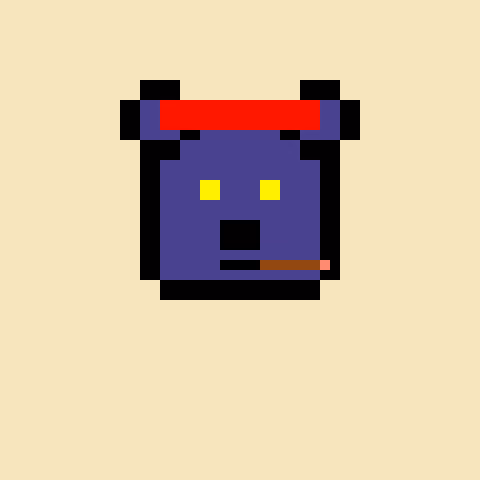 Pixel Bear #15945
