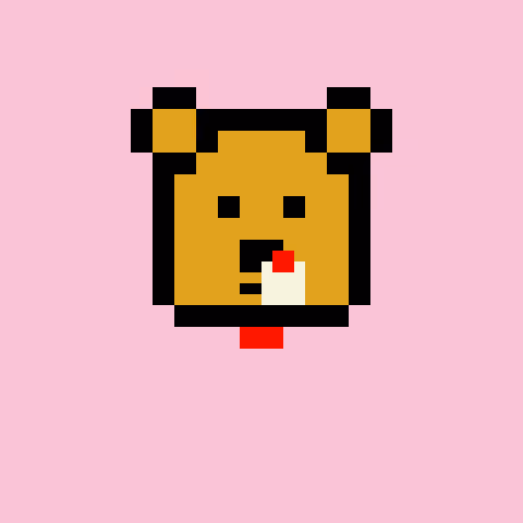 Pixel Bear #62284