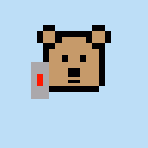 Pixel Bear #72056