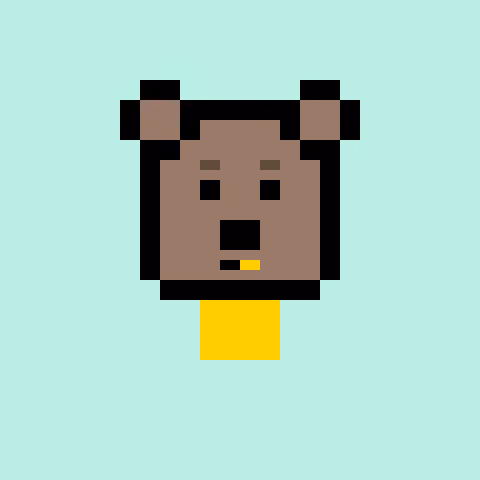 Pixel Bear #51892