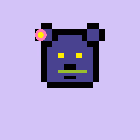 Pixel Bear #25196