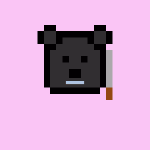 Pixel Bear #74567