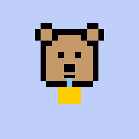 Pixel Bear #16351