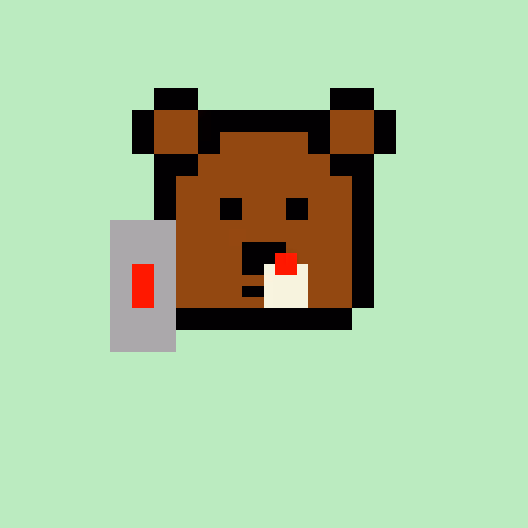 Pixel Bear #65795
