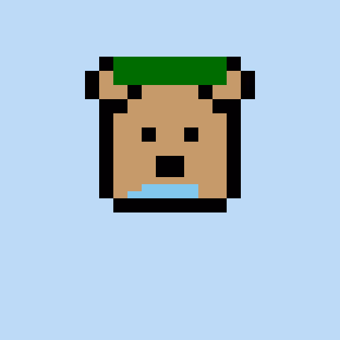 Pixel Bear #34042