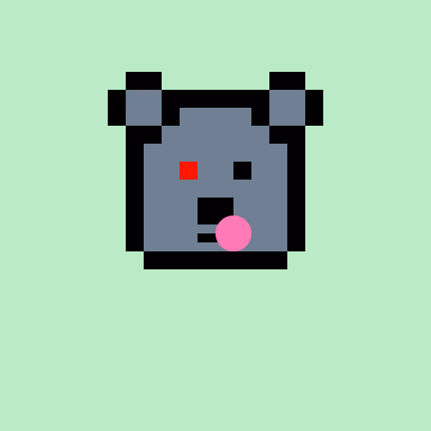 Pixel Bear #28802