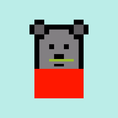 Pixel Bear #54894