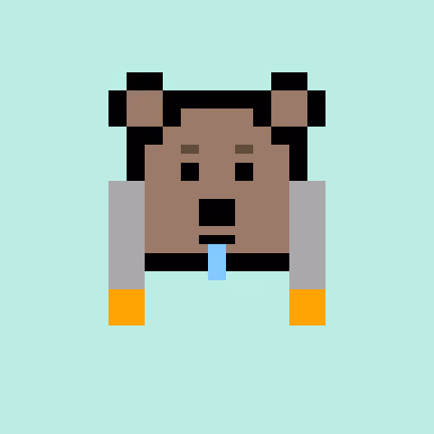 Pixel Bear #11619