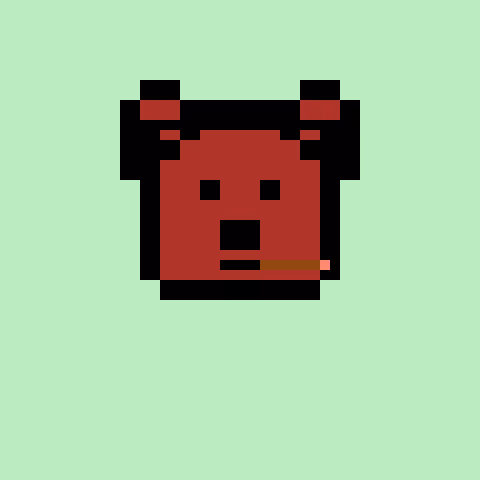 Pixel Bear #29948
