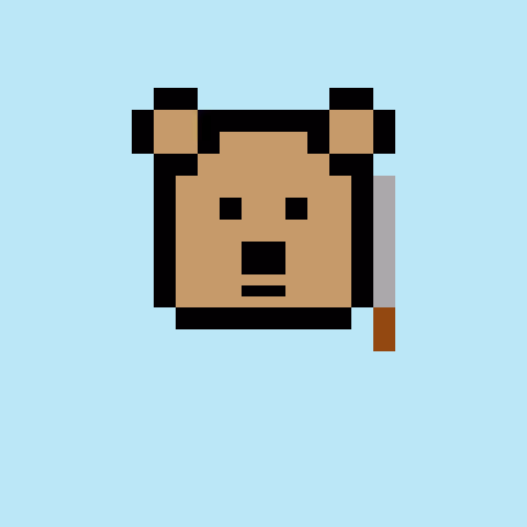 Pixel Bear #68782