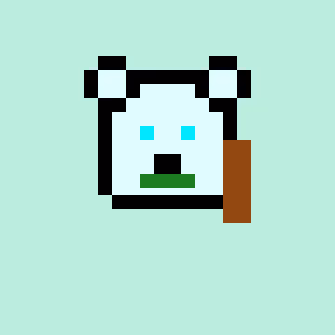 Pixel Bear #40343