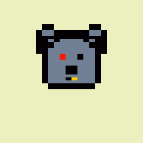 Pixel Bear #49405