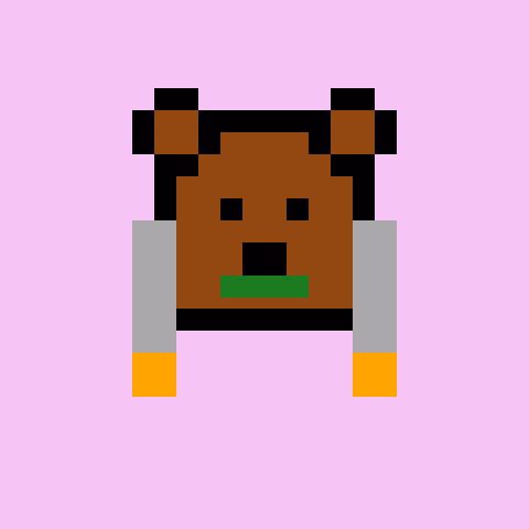 Pixel Bear #28845