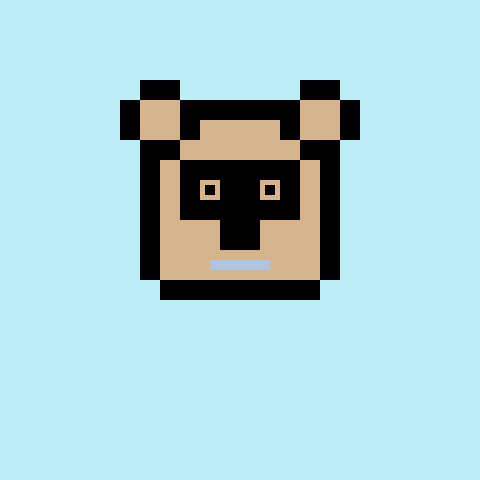 Pixel Bear #50980