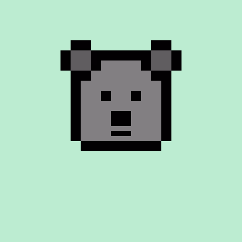 Pixel Bear #23519