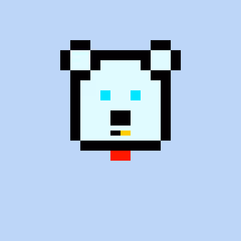 Pixel Bear #21476