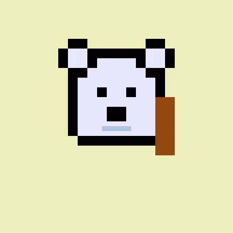 Pixel Bear #47553