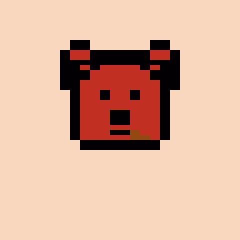 Pixel Bear #19625