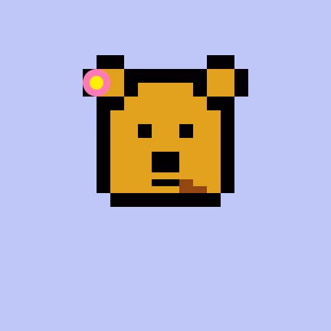 Pixel Bear #25255