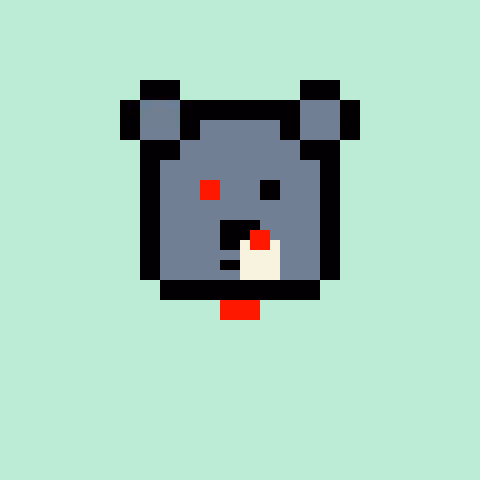 Pixel Bear #54175