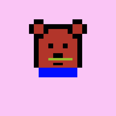 Pixel Bear #42655