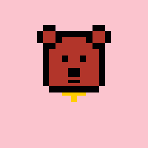 Pixel Bear #58610