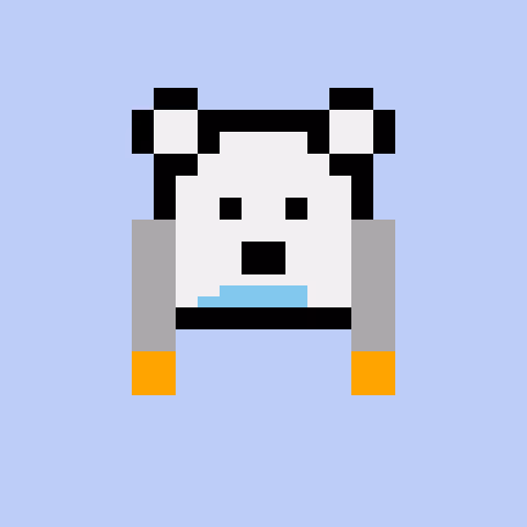 Pixel Bear #19462