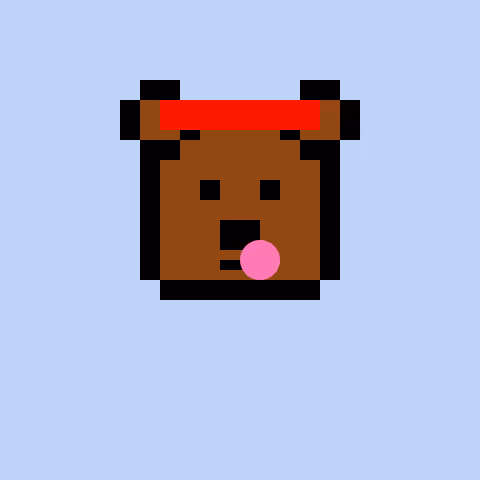 Pixel Bear #8963