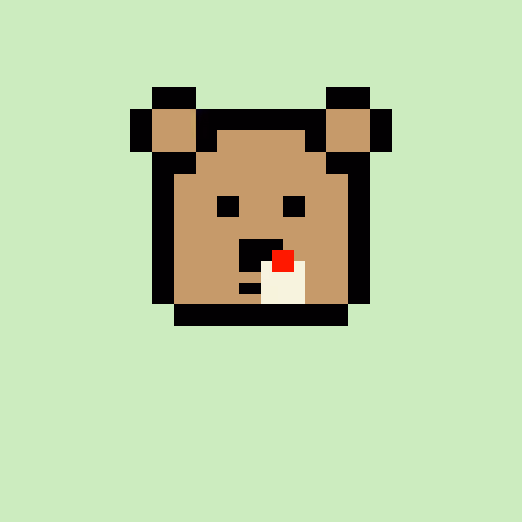 Pixel Bear #40514