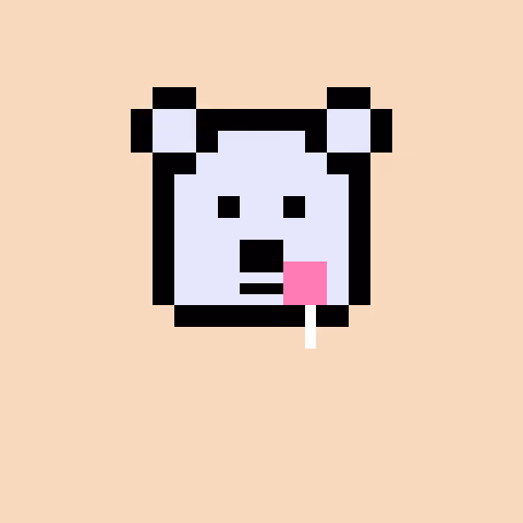 Pixel Bear #23778