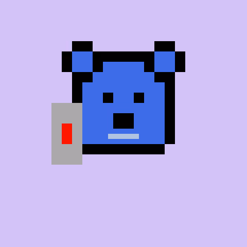 Pixel Bear #16524