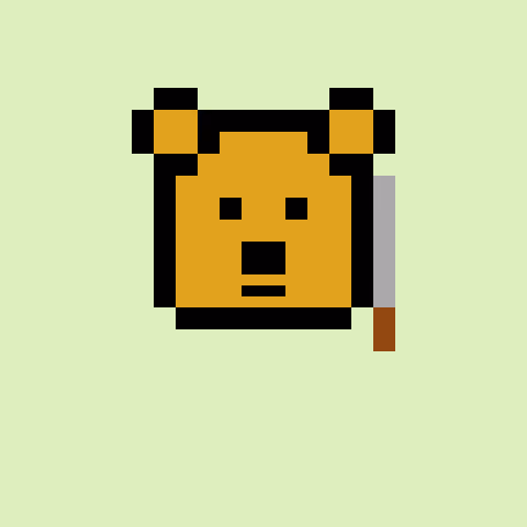 Pixel Bear #46795