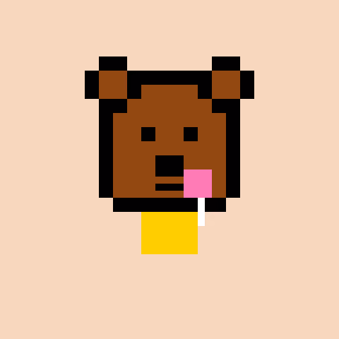 Pixel Bear #23129