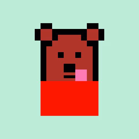 Pixel Bear #21896