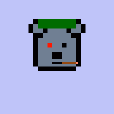 Pixel Bear #23364